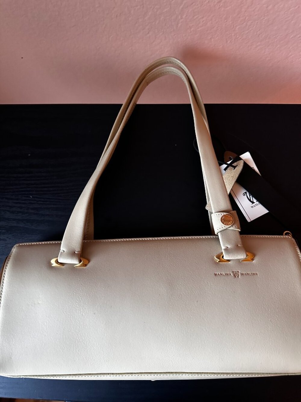 Vintage Wanlima Genuine Cowhide Leather Handbag – New With Tags